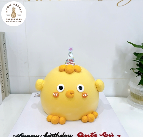 Bánh kem tạo hình con gà cho bé trai hot