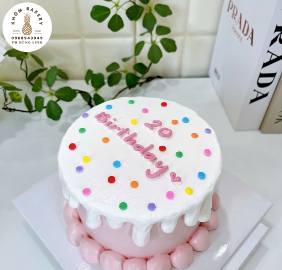 Bánh Kem style hàn quốc tone hồng đáng yêu 