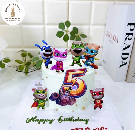Bánh kem dành tặng cho bé trai size mini
