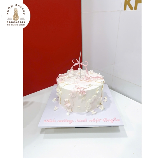 Bánh kem bắp mẫu bánh basic