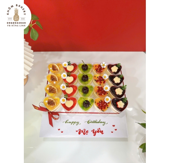 Mẫu bánh panna cotta hot tặng mẹ yêu hot hiện tại 