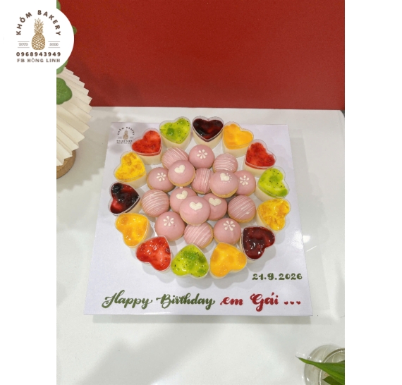 Set bánh PannaCotta kết hợp su kem
