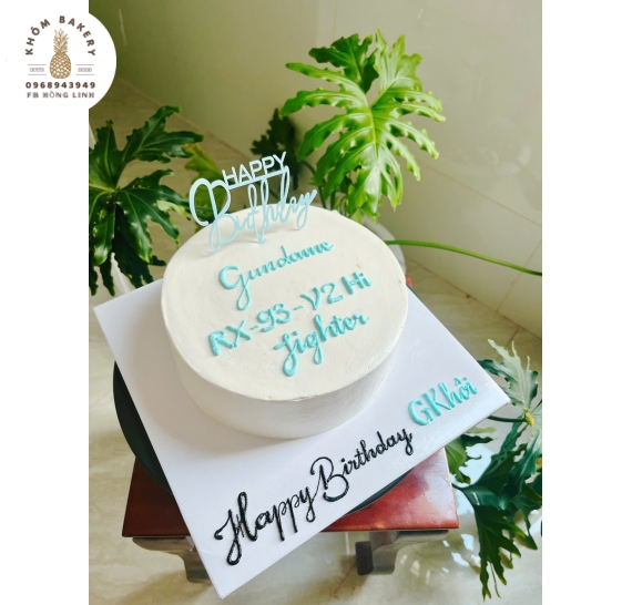 Bánh Kem Hàn Quốc Tông Trắng - Đơn Giản Nhưng Đẹp