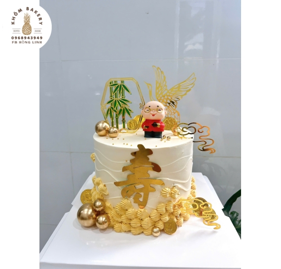 Bánh kem mừng thọ 