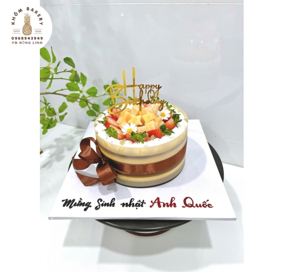 Bánh rau cau flan tặng chồng yêu