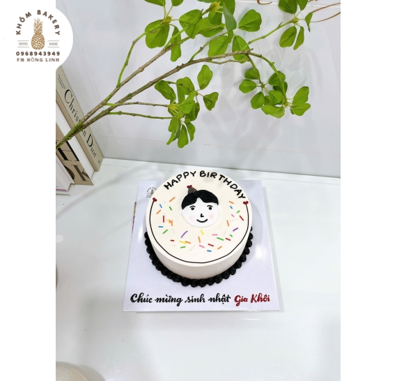 Bánh Kem Hàn Quốc vẻ hình chibi tặng cháu yêu 