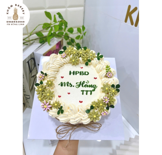 Mẫu bánh bông lan trứng muối hot tại Tân An,Long An dành tặng 