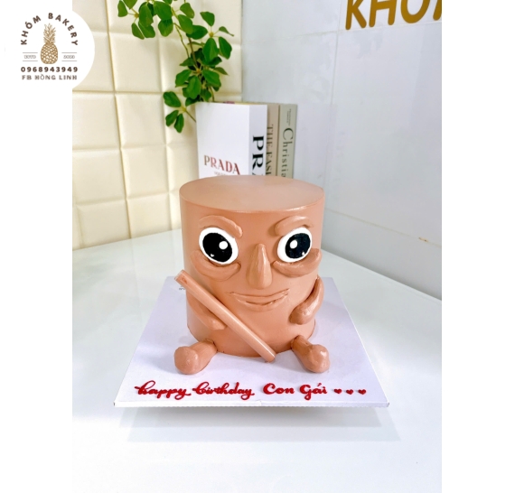 Bánh kem dành cho bé gái tung tung sahur