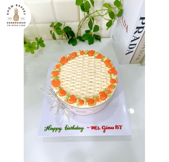 Mẫu bánh bông lan trứng muối tặng 20/11 