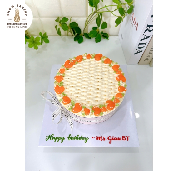 Mẫu bánh bông lan trứng muối tặng 20/11 