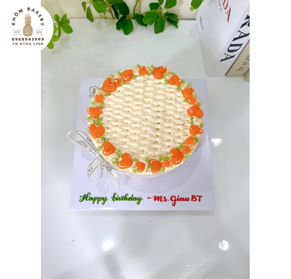 Mẫu bánh bông lan trứng muối tặng 20/11 