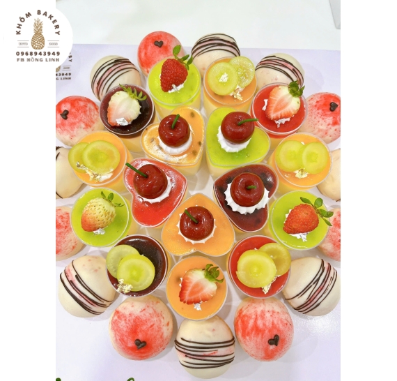 Set bánh su và Pannacotta