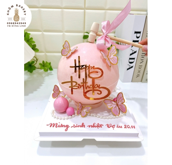 Bánh đập Pinata dành cho nữ tone hồng hot 2025