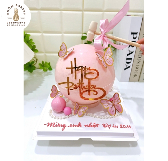 Bánh đập Pinata dành cho nữ tone hồng hot 2025