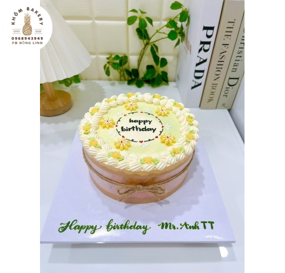 Mẫu bánh bông lan trứng muối tặng bạn thân 