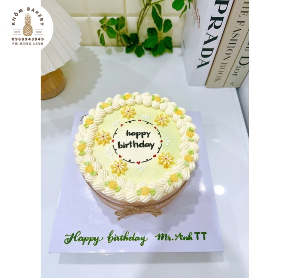 Mẫu bánh bông lan trứng muối tặng bạn thân 