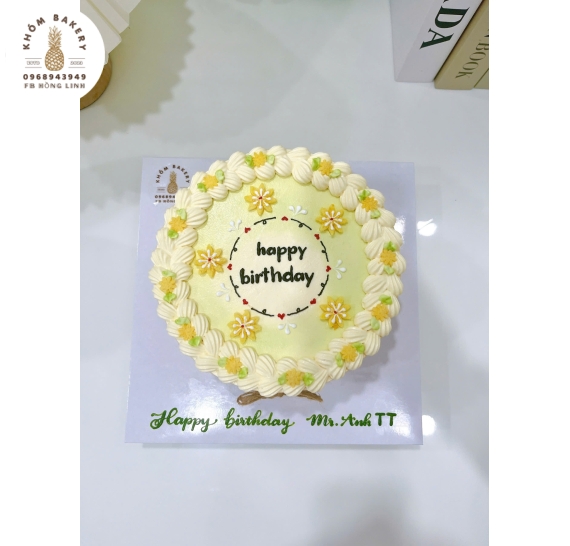 Mẫu bánh bông lan trứng muối tặng bạn thân 