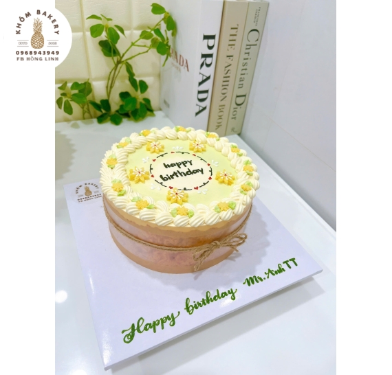 Mẫu bánh bông lan trứng muối tặng bạn thân 