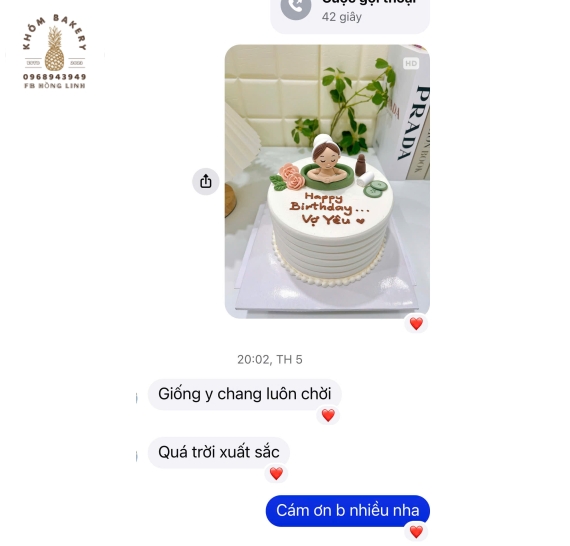 Bánh kem dành cho team mê spa,gội đầu dưỡng sinh