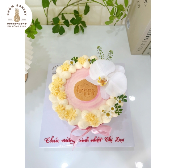 Bông lan trứng muối trang trí hoa lan