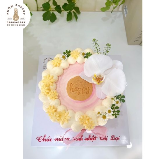 Bông lan trứng muối trang trí hoa lan