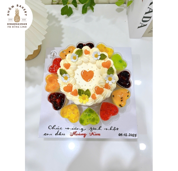 Bông lan trứng muối và Pannacotta mẫu bánh đẹp