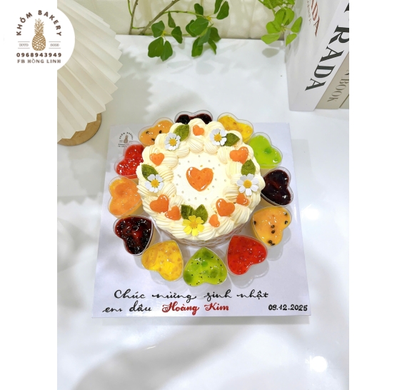 Bông lan trứng muối và Pannacotta mẫu bánh đẹp