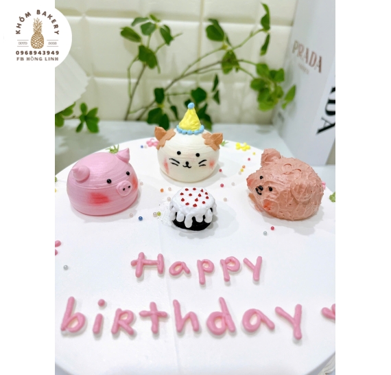 Bánh Kem Hàn Quốc dành tặng sinh nhật bé gái