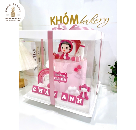 Bánh đầy tháng dành cho bé gái hot tại Long An