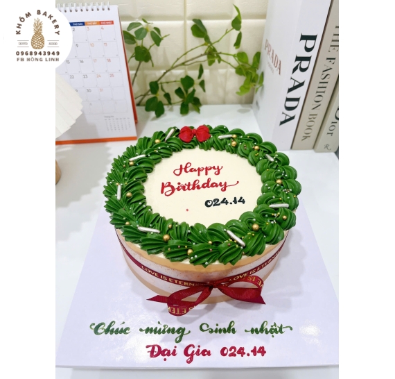 Bông lan trứng muối phiên bản Merry Christmas 