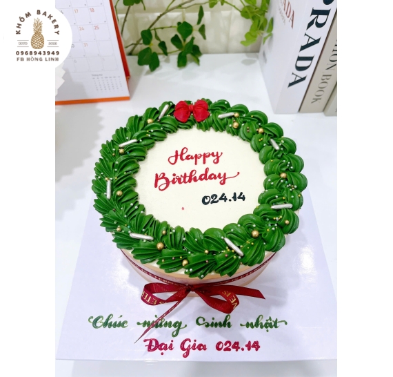 Bông lan trứng muối phiên bản Merry Christmas 