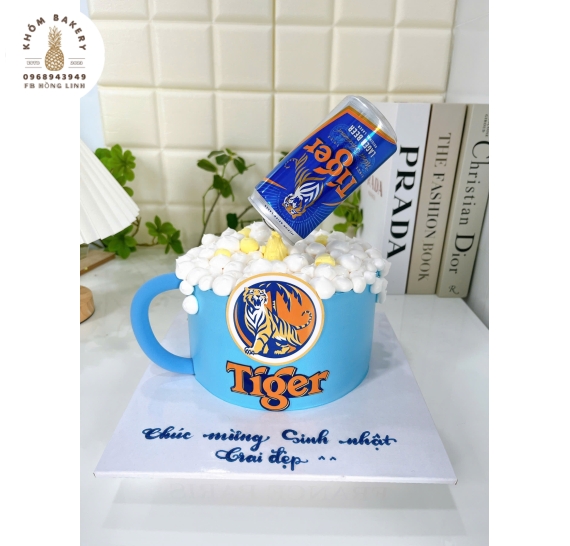 Mẫu bánh kem ly tiger