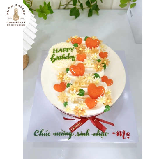 Bông lan trứng muối trang trí theo yêu cầu