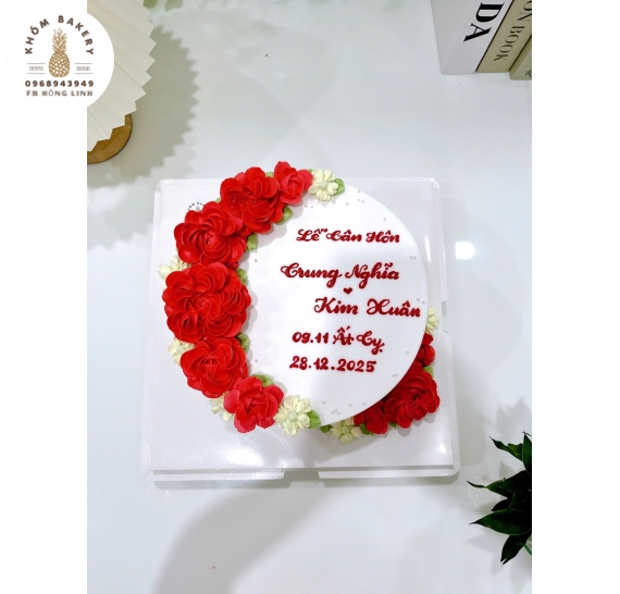 Bánh kem mừng lễ tân hôn