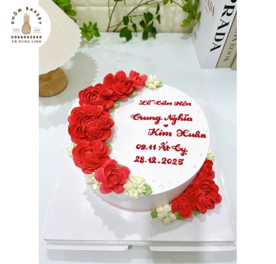 Bánh kem mừng lễ tân hôn