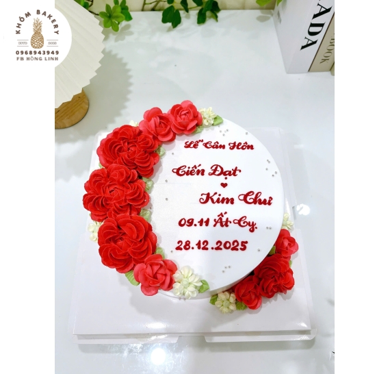 Bánh kem mừng lễ tân hôn