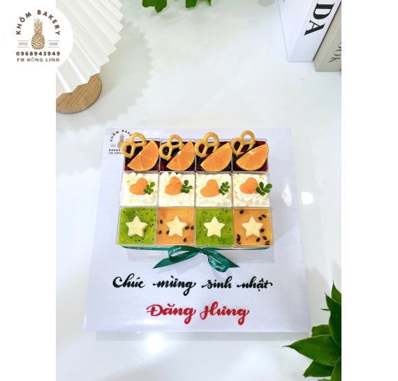 Sét bánh 9 cúp panna cotta đơn giản đầy đủ vị hot tại Long An