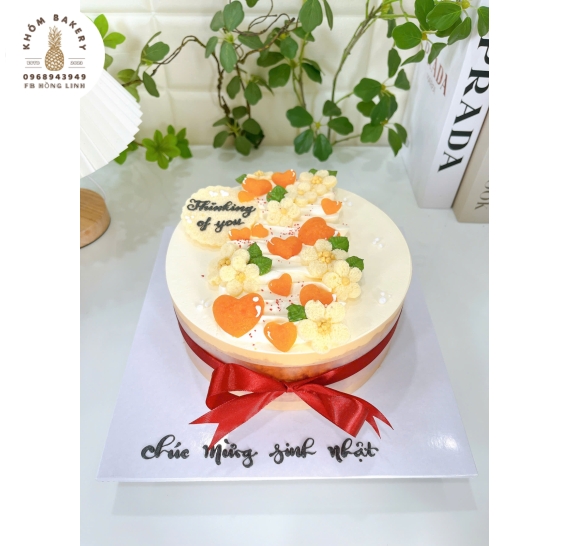 Bông lan trứng muối mừng sinh nhật 