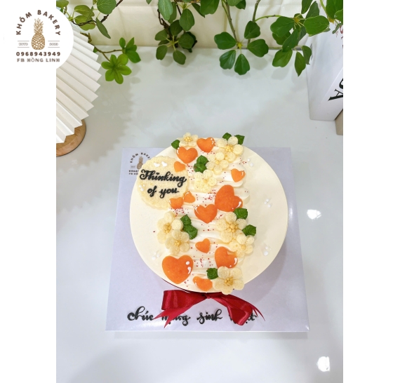 Bông lan trứng muối mừng sinh nhật 