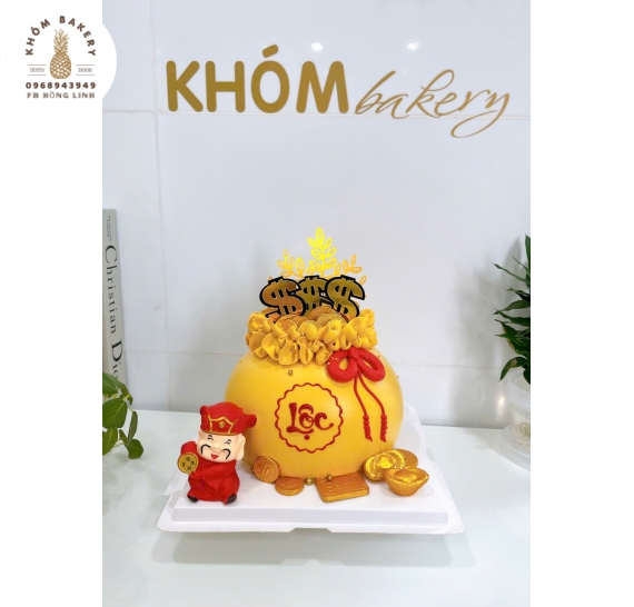 Bánh kem chữ Lộc mừng khai trương tại Long An