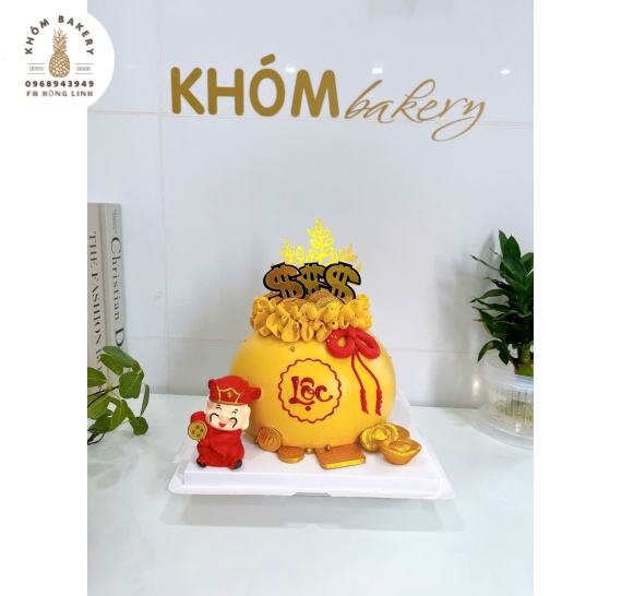 Bánh kem chữ Lộc mừng khai trương tại Long An