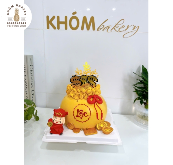 Bánh kem chữ Lộc mừng khai trương tại Long An