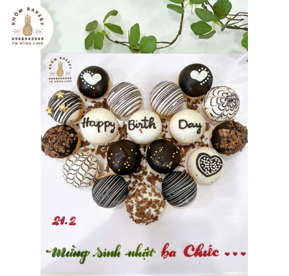 Bánh Su dai chúc mừng sinh nhật ba yêu