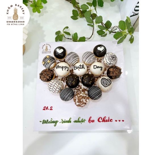 Bánh Su dai chúc mừng sinh nhật ba yêu