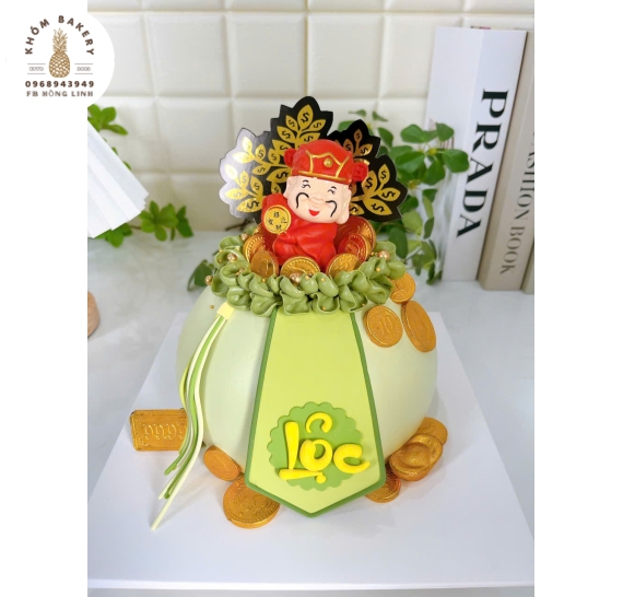 Bánh kem khai trương chọn tone màu theo yêu cầu