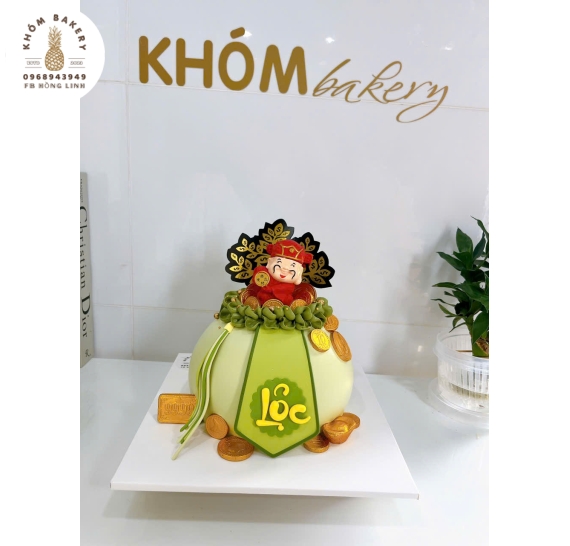 Bánh kem khai trương chọn tone màu theo yêu cầu