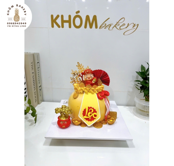 Bánh kem bắp mừng khai trương