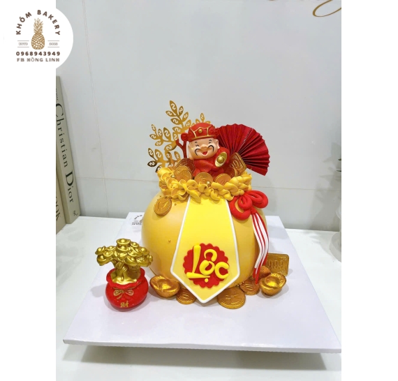 Bánh kem bắp mừng khai trương