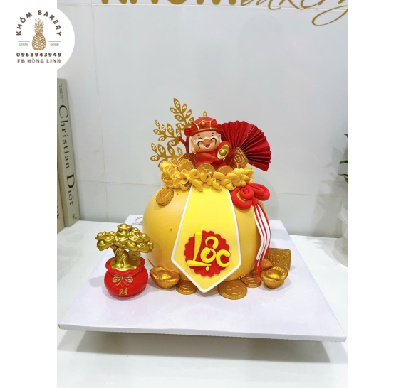 Bánh kem bắp mừng khai trương