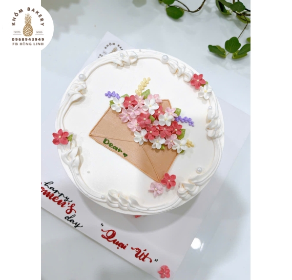 Bánh kem chúc mừng 8/3 cho người thương
